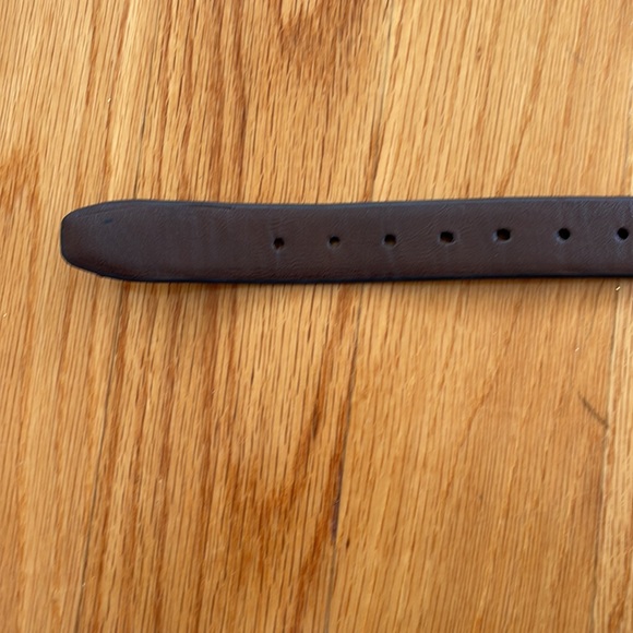 Reversible kids Dockers black and brown leather belt size M 26-28 - Picture 5 of 6